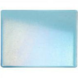 Light Turquoise Blue Transparent Irid (1416-51) 2mm Sample - The Glass Underground 