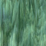 Mint Opal, Deep Forest Green Streaky (2112) 3mm Sample - The Glass Underground 