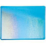 Turquoise Blue Transparent Irid (1116-31) 3mm Sample - The Glass Underground 