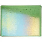 Light Green Transparent Irid (1107-31) 3mm Sample - The Glass Underground 