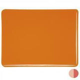 Light Orange Transparent (1025) 3mm Sample - The Glass Underground 