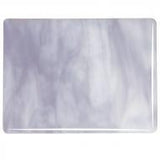 White, Lavender Blue Opal Streaky (2304) 3mm Sample - The Glass Underground 