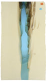 French Vanilla, Light Turquoise Blue, Cascade Streaky (2537CA) 3mm-1/2 Sheet-The Glass Underground